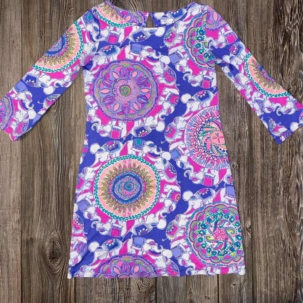 Lilly Pulitzer Bay Dress Play That Trunky Music - Picture 2 of 13